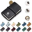 Portable travel journal handmade leather cover mini notebook