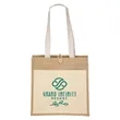 Izzy™- Jute Tote - Screen Print