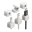 6 pack Magnetic Cable Clips Adhesive Desk Organizer