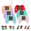 Retro puzzle birthday party kids keychain brick game console