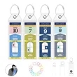 Clear waterproof travel id lanyard cruise luggage tag holder