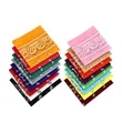 Outdoor Riding HipHop Paisley Cashew Flower Square Bandana
