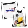 Clear PVC Drawstring Backpack Stadium Approved Sports Bag