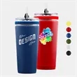 26 oz IceShaker® Stainless Insulated Flex Straw Water Bottle