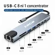 8-in-1 USB-C Multiport Adapter Type-C Hub HDMI