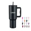 40 oz. Tumbler with Handle and Straw Lid