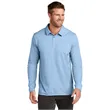 TravisMathew Oceanside Heather Long Sleeve Polo
