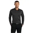 Port Authority Silk Touch Performance Long Sleeve Polo.