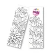 Merry Christmas Presents Coloring Bookmark