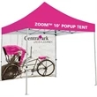 10' Zoom Outdoor Tent Custom Printed Backwall