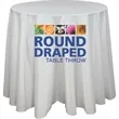 30" Draped Round Table Throw (30" diameter)