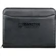 FSC® Mix Millennium Leather Zippered Padfolio