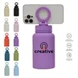 22 Oz Stainless Steel Water Bottle W/ Magnet Phone Holder