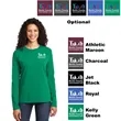 Ladies Long Sleeve Core Cotton Tee.