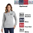 Ladies 1/4-Zip Sweatshirt.