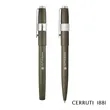 Cerruti 1881® Block Brushed Ballpoint Pen & Fountain Pen Set