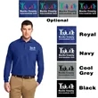 Port Authority Tall Silk Touch Long Sleeve Polo.