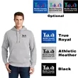 Sport-Tek Tall Pullover Hooded Sweatshirt.
