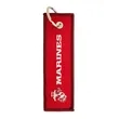 Officially Licensed U.S. Marine Corps Embroidered Keychain