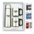 Stainless Steel Mugs and Thermos Gift Set