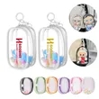 Clear Figure Display Bag with Keychain Labubu Crybaby