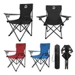 Premium Folding Chair With Cup Holders & Carrying Bag