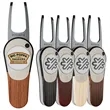 Pitchfix Woodie Golf Divot Tool with Ball Marker