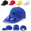 Summer Outdoor Solar Power Fan Baseball Hat Cap