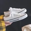 Unisex Classic White Canvas Sneakers Shoes Promo Travel