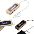 Eco USB Hub with Bamboo and Wheat Straw Housing