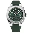 Alpina Mens Automatic Alpiner Rubber Strap Watch, Green dial