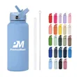 34 oz Insulated Stainless Steel Tumbler with Straw