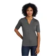 Port Authority Women's Stretch Heather Open Neck Top