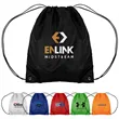 14.5x17.5 210D Polyester Drawstring Backpack