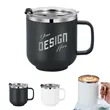 Stainless Steel Coffee Mug With Lid 14 OZ