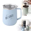 Insulated Coffee Mug with Lid and Handle 17oz