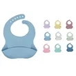 Silicone Baby Bib with Deep Pocket