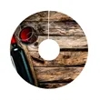 40 pt. Pulpboard Coaster, 2.75" Wine Tag, Digital