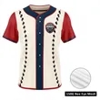 Bee Eye Mesh Men's Sublimated Full-Button Baseball Jersey