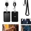 Retractable ID Badge Holder with Breakaway Lanyard