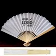 Folding Paper Hand Bamboo Fans for Wedding and Party Favors