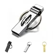 128GB With Key Ring Memory Stick Metal USB Flash Drives
