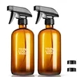 16oz Refillable Empty Amber Spray Bottle