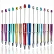 UV Plated Beadable Ballpoint Pen With Gradient Barrel