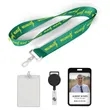 3/4 inch Polyester Lanyard-B
