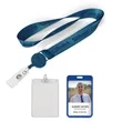 1/2" Polyester/Badge Reel Lanyard Combo