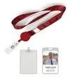3/4" Polyester/Badge Reel Lanyard Combo-B