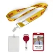 3/4" Price Saver Lanyard with Bull Dog Clip-B