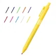 Solid Trim Click Stick Ballpoint Pen with Pocket Clip