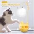 Interactive Cat Teaser Toy with Feather & Bells